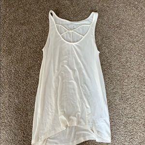 Flowy white tank top